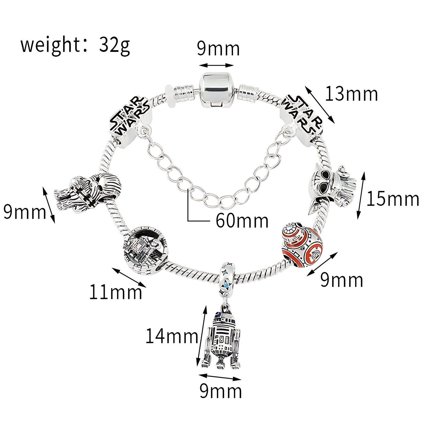 Skyband  Klassisches Film-Star-War-Armband